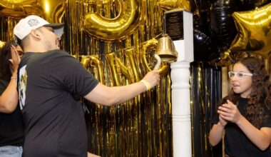 ‘Mindset from the start:’ Young Lamesa man celebrates end of cancer battle with bell-ringing