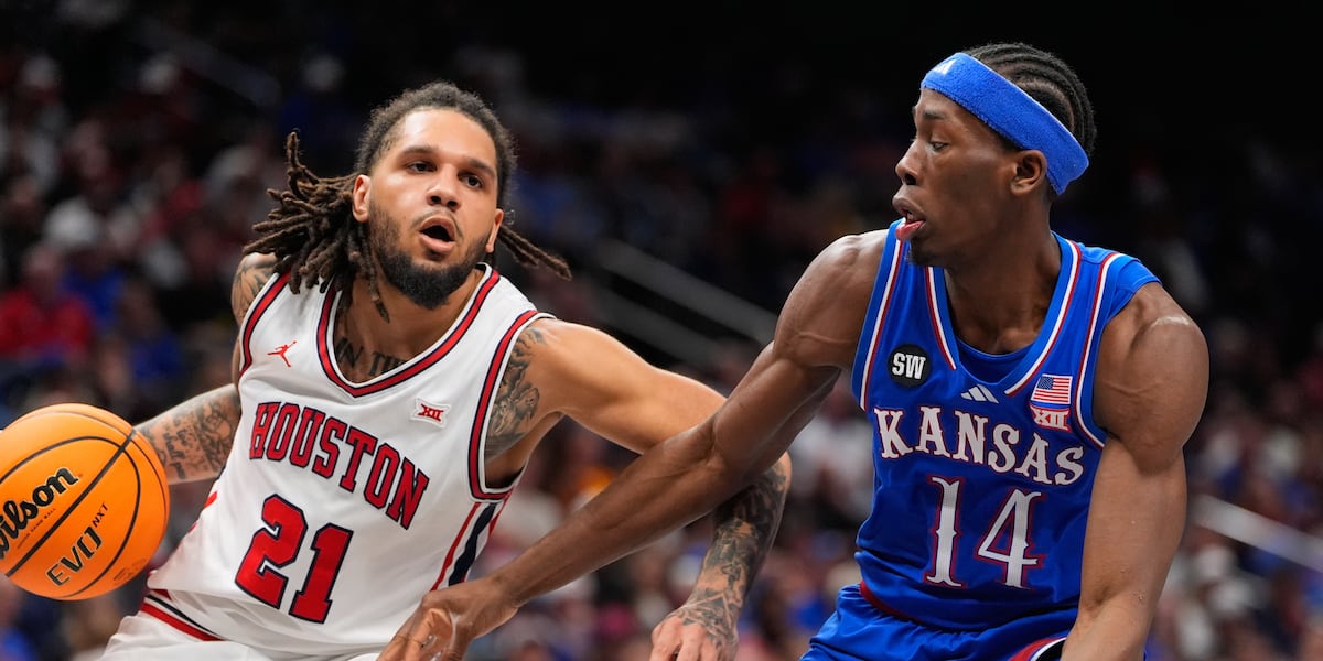 No. 5 Houston pounds No. 14 Kansas, setting up Big 12 Tournament title rematch with Arizona