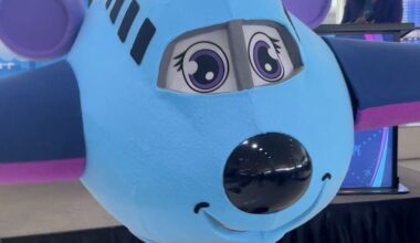 New mascot helps kick off San Antonio airport expansion