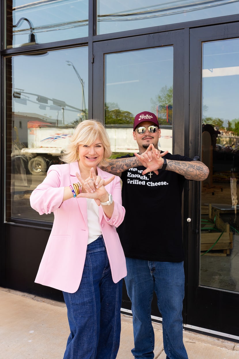 Ashlee Kleinert hired Roy Morales to manage Ruthie's Café in South Dallas in part because of...