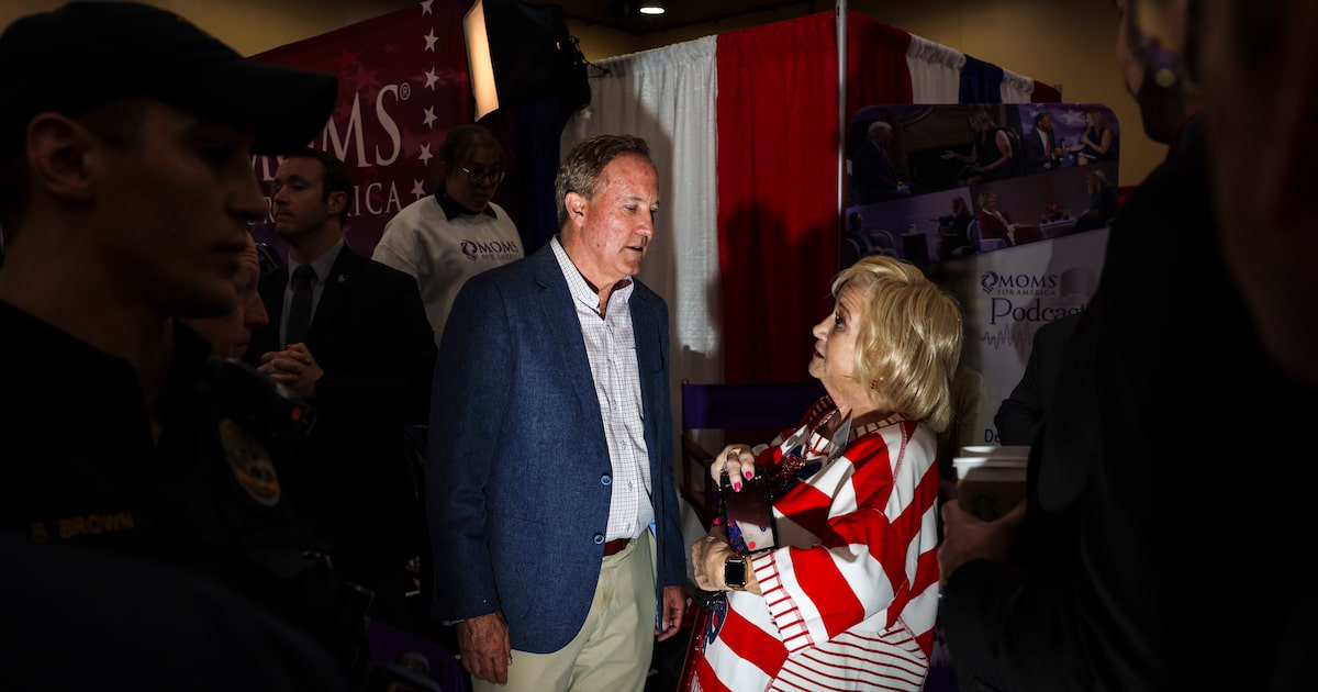 Texas AG Ken Paxton receives heaping of hugs and handshakes at CPAC
