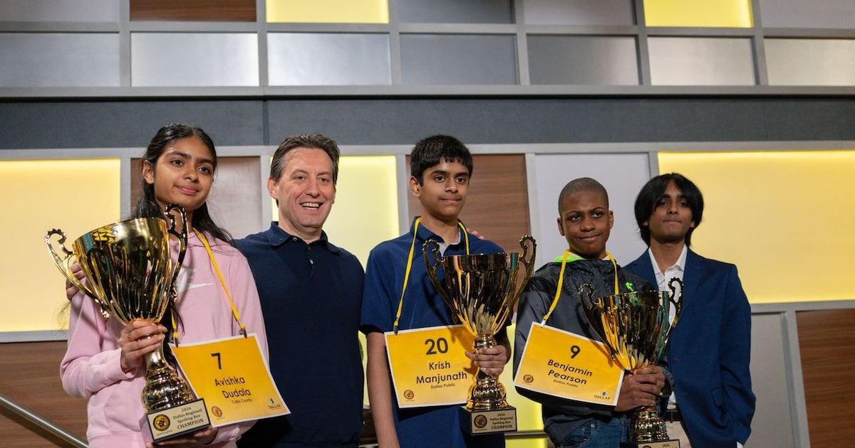Three students crowned at Dallas Regional Spelling Bee, advance to national competition