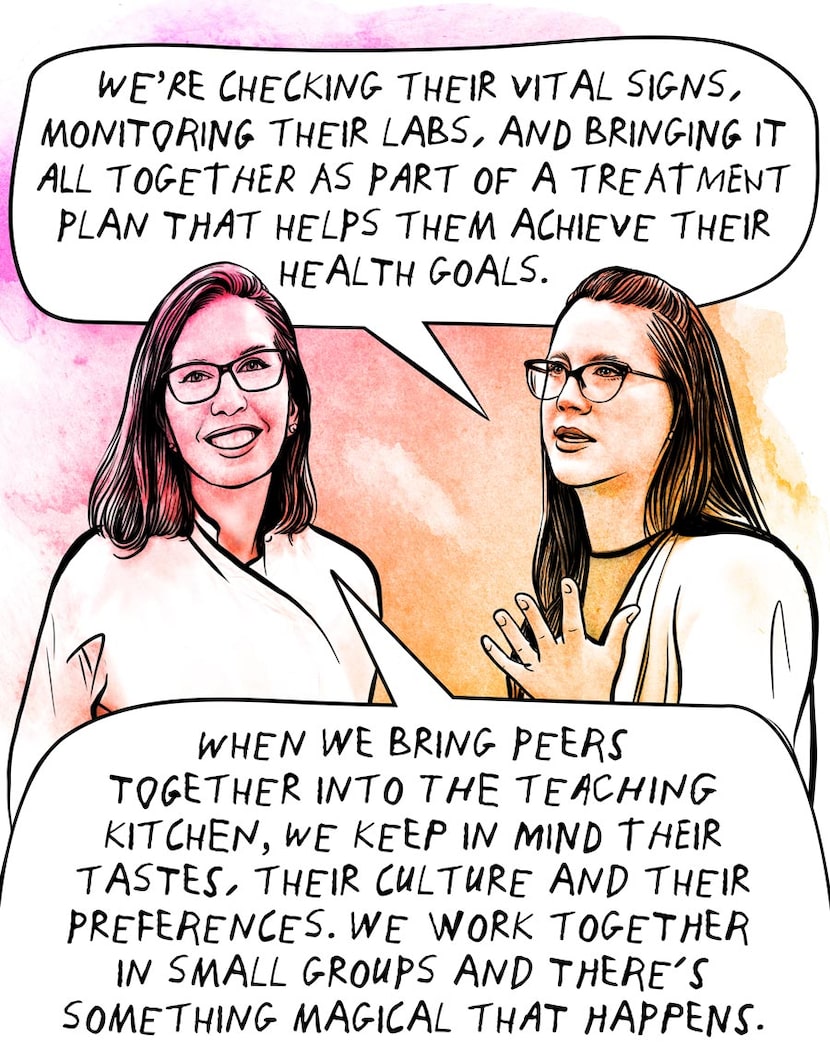 “We’re checking their vital signs, monitoring their labs, and bringing it all together as...