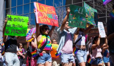 LGBTQ demonstrators march for ‘queer and trans liberation’ in downtown Fort Worth
