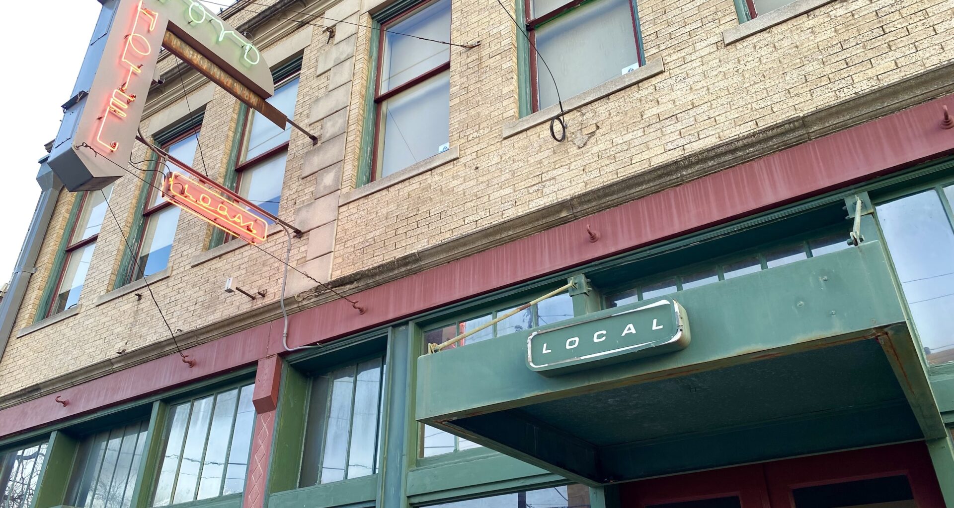 The exterior of Local in historic Deep Ellum.