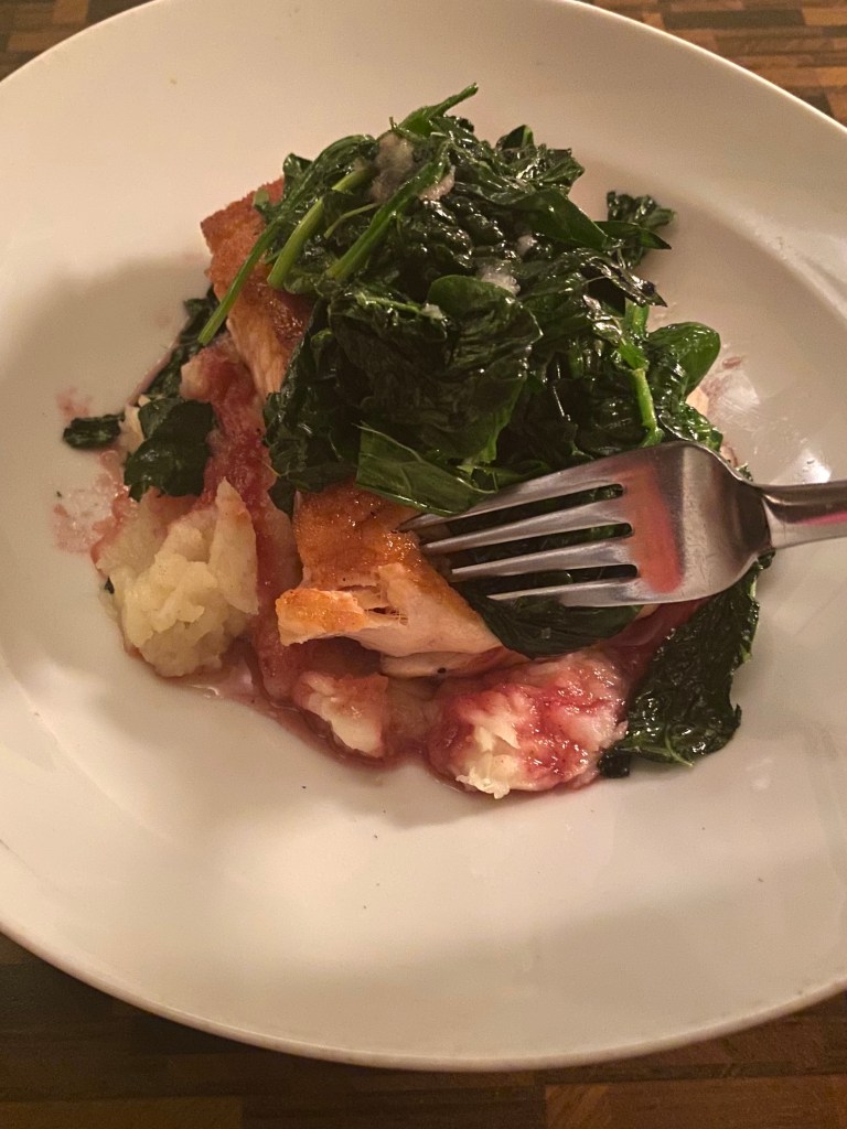 A plate of food at Local