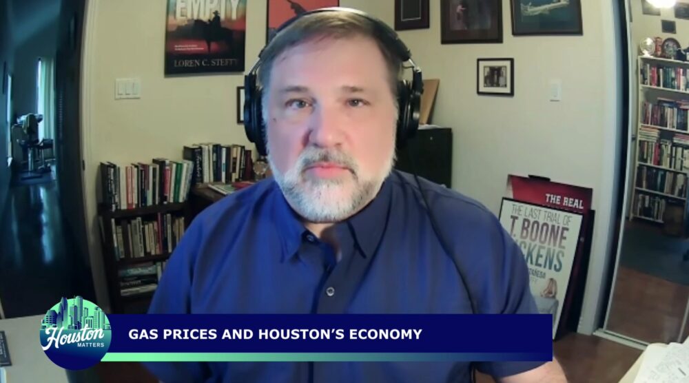 Loren Steffy talking via Zoom