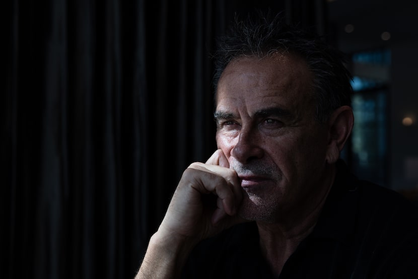 Bruce Thompson, founder and CEO of T5 Smackover Partners, sits at his dining room table...