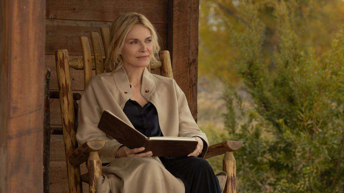 Michelle Pfeiffer visits Taylor Sheridan’s North Texas ranch