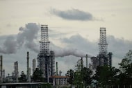 FILE - The Marathon Garyville Oil Refinery in Reserve, La., is seen Monday, April 7, 2025....