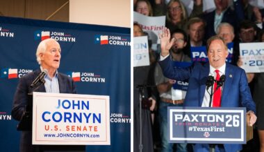Republicans John Cornyn, Ken Paxton move to runoff in heated Texas Senate race