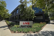 FILE - The headquarters of Live Nation is shown June 29, 2020, in Beverly Hills, Calif. A...