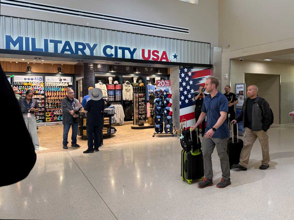 Military City USA store opens at San Antonio airport