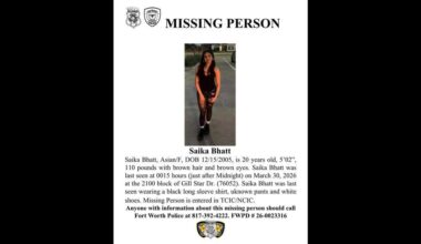 Fort Worth police looking for 20-year-old missing woman