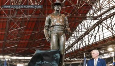 Controversial Texas Rangers statue unveiled at Globe Life Field sparks backlash – NBC 5 Dallas-Fort Worth