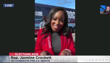 U.S. Senate candidate Jasmine Crockett cites voting location confusion on Texas primary day