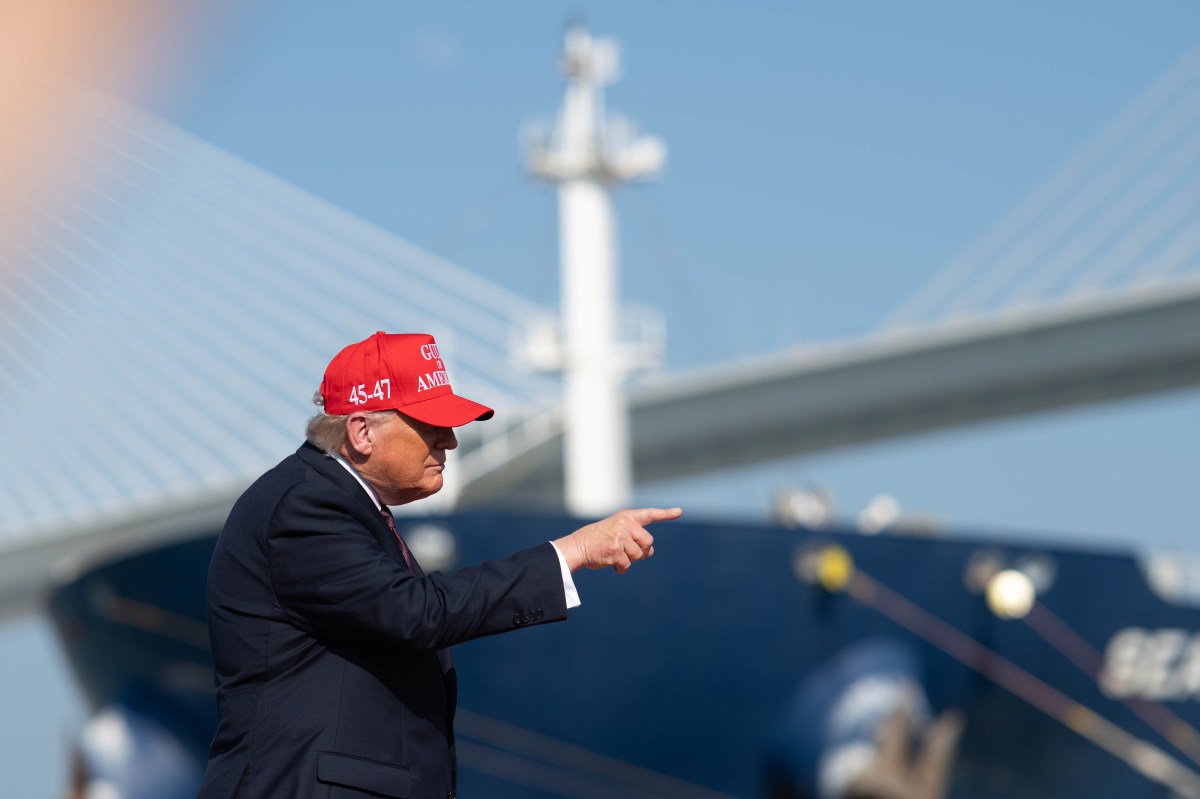 President Donald J. Trump delivers remarks on energy at the Port of Corpus Christi, Texas on Friday, February 27, 2026.  (Official White House Photo by Molly Riley)