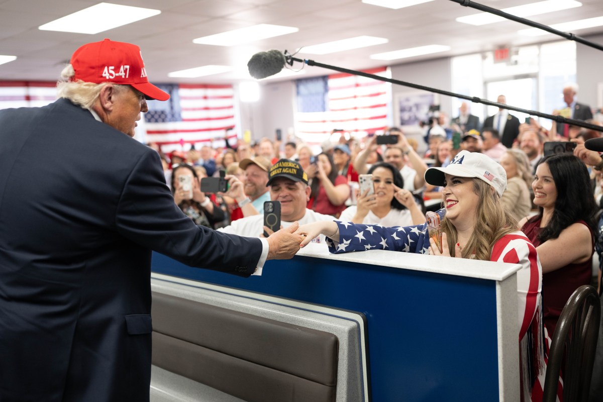 President Donald J. Trump visits a WhatABurger in Corpus Christi, Texas on Friday, February 27, 2026. (Official White House Photo by Molly Riley)