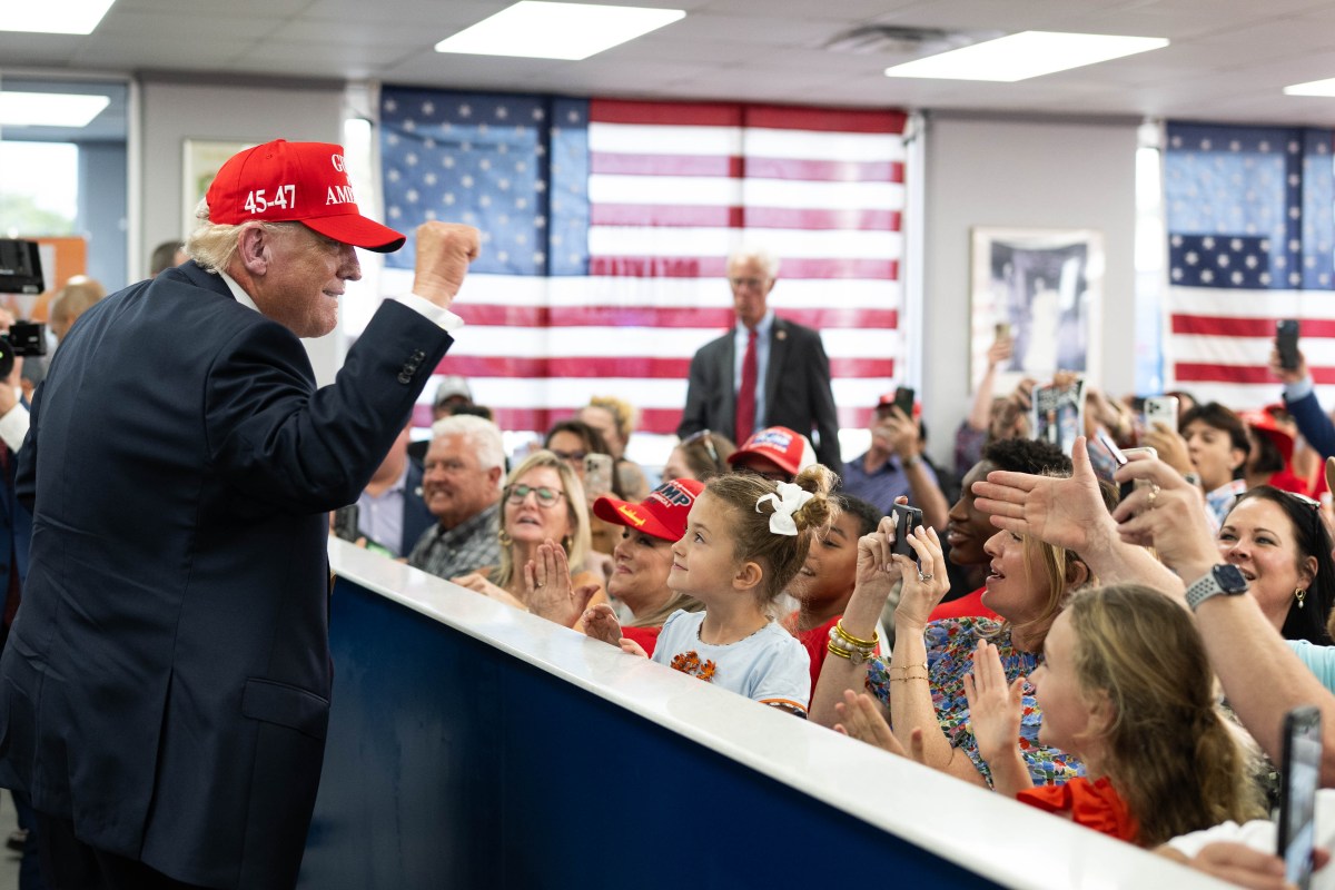 President Donald J. Trump visits a WhatABurger in Corpus Christi, Texas on Friday, February 27, 2026. (Official White House Photo by Molly Riley)