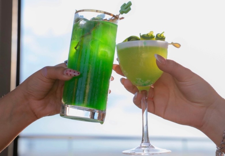 Tenfold Rooftop inside Kimpton Santo San Antonio-Riverwalk is offering a special St. Patrick's-themed cocktail menu.