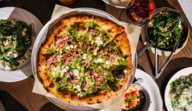 Perch opened as a more casual pizza & pasta spot in the former Dea space. (Photo by Chase Hall)