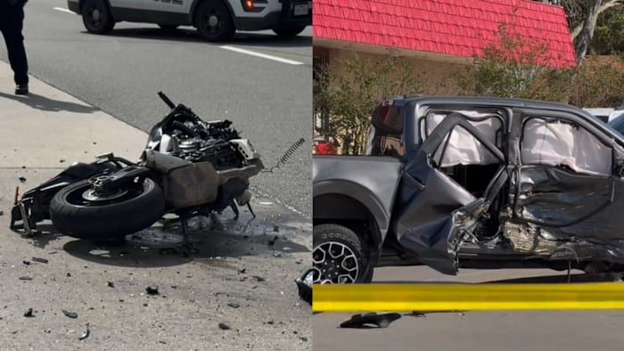19-year-old riding motorcycle killed in crash with pickup truck during police pursuit in League City