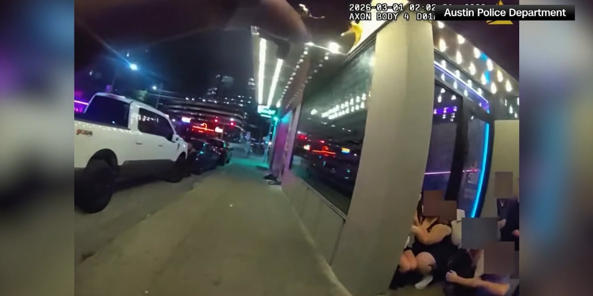 Videos from officers show terrifying moments during mass shooting at Texas bar that left 3 dead