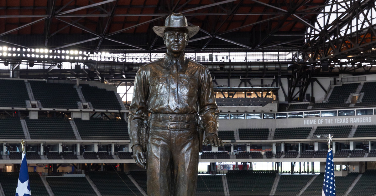 The Context of the Texas Ranger Statue at Globe Life Field