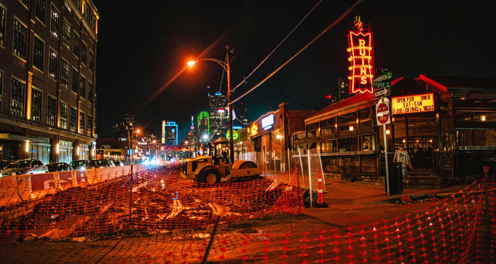 Construction in Deep Ellum
