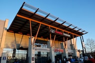 Toyota Stadium in Frisco last month. Hosting a top-tier soccer team would have been a boon...