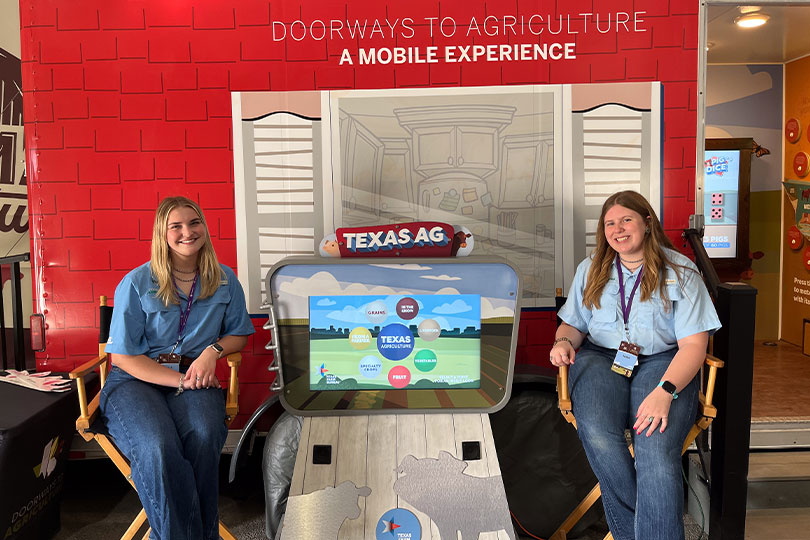 Doorways to Agriculture brings farm information to San Antonio Visitors at the San Antonio Stock Show and Rodeo discovered there’s more to agriculture than what meets the eye, thanks to Texas Farm Bureau’s Doorways to Agriculture exhibit.