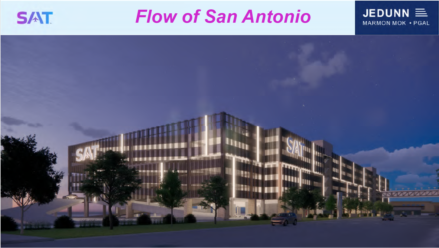 Expansion of San Antonio airport parking garage clears design review