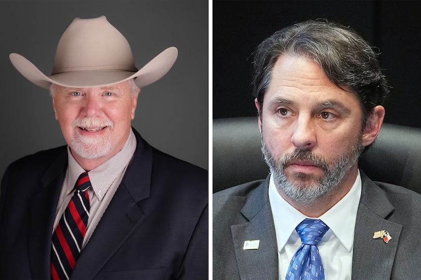 Woody Huffines, left, and Shelby Williams are competing in the Republican primary for Collin...