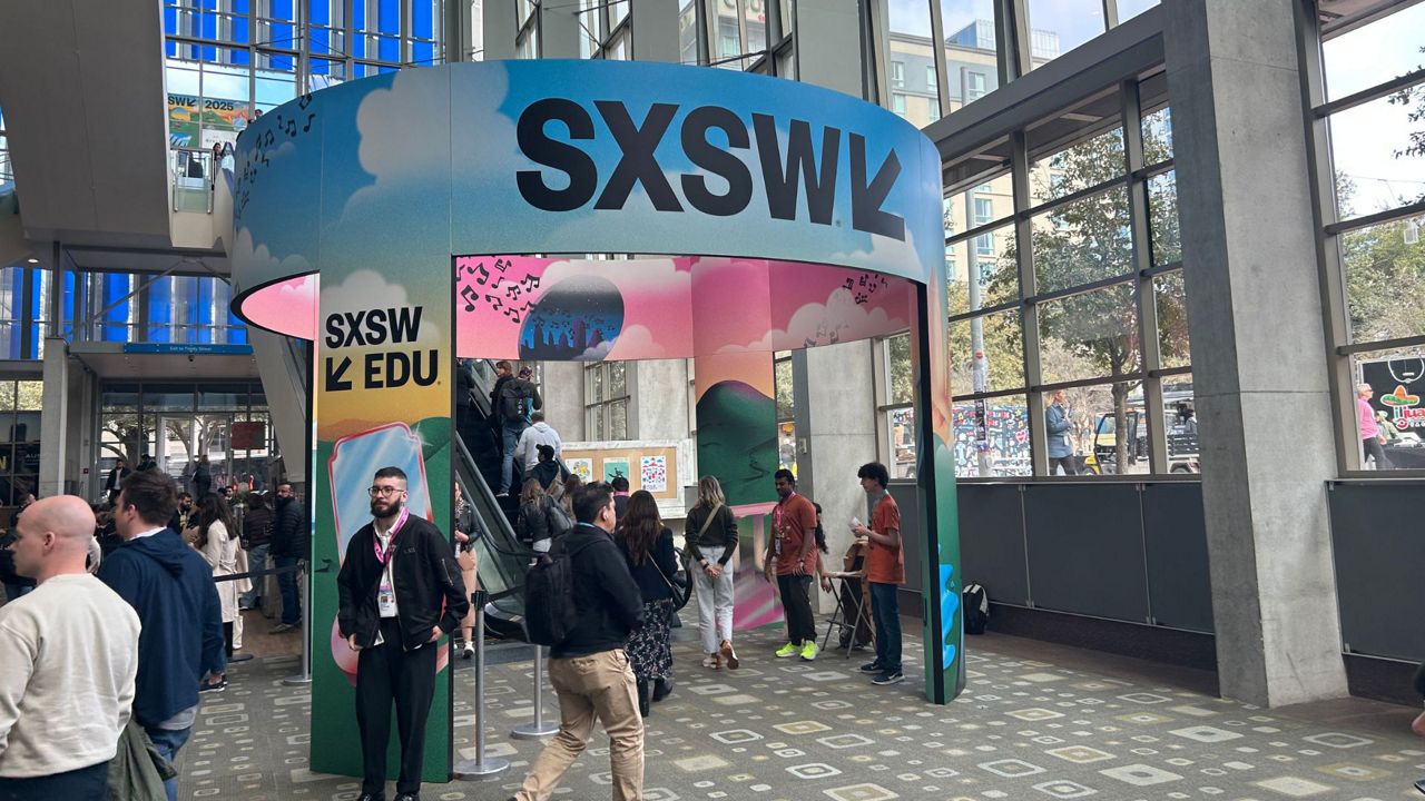 Inside the Austin Convention Center during South by Southwest on Sunday, March 9, 2025. (Spectrum News 1/Katharine Finnerty)