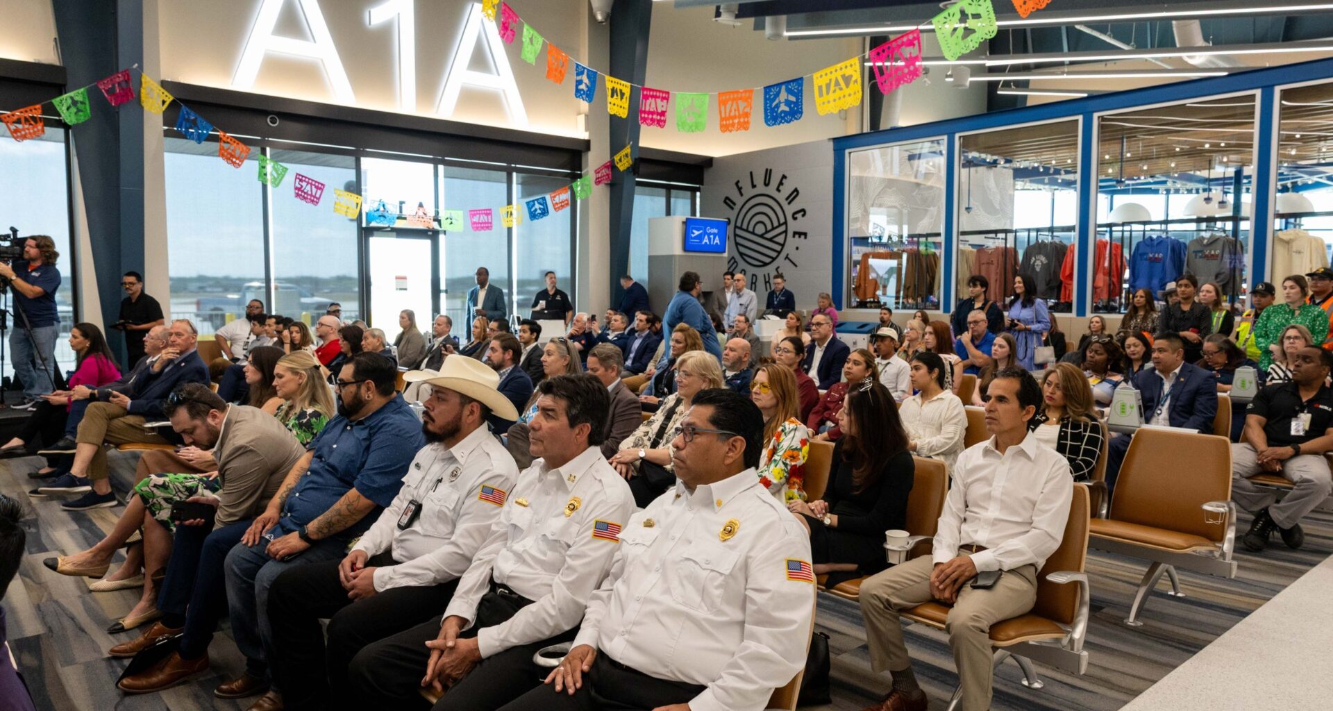 SAT just got bigger by 3 gates with opening of expanded terminal