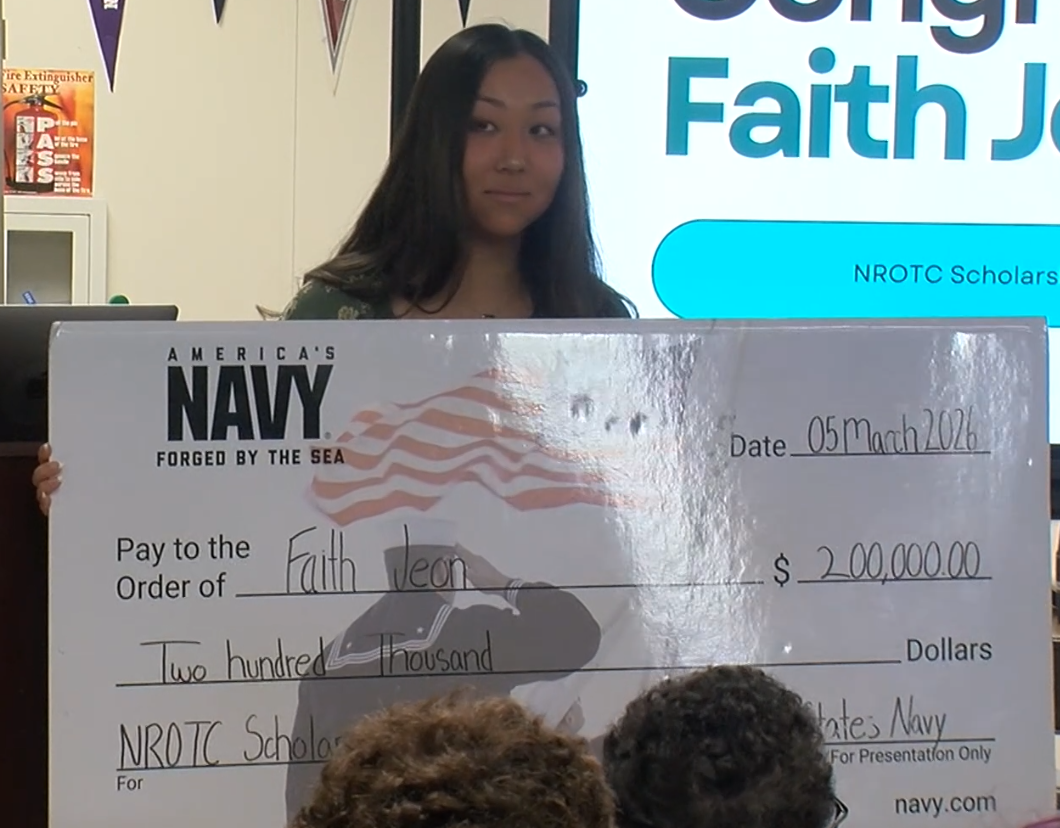 High school senior earns competitive military scholarship
