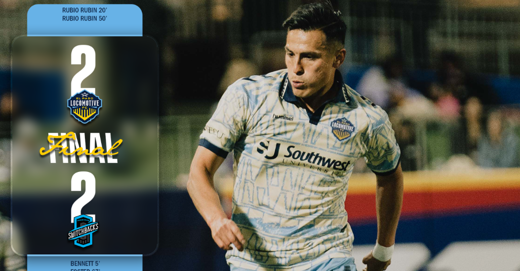 El Paso Locomotive FC Split Points Against Colorado Springs Switchbacks FC in Home Opener