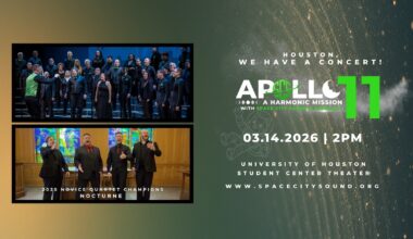 Apollo 11: A Harmonic Mission with Space City Sound A Cappella at UH Student Center Theater
