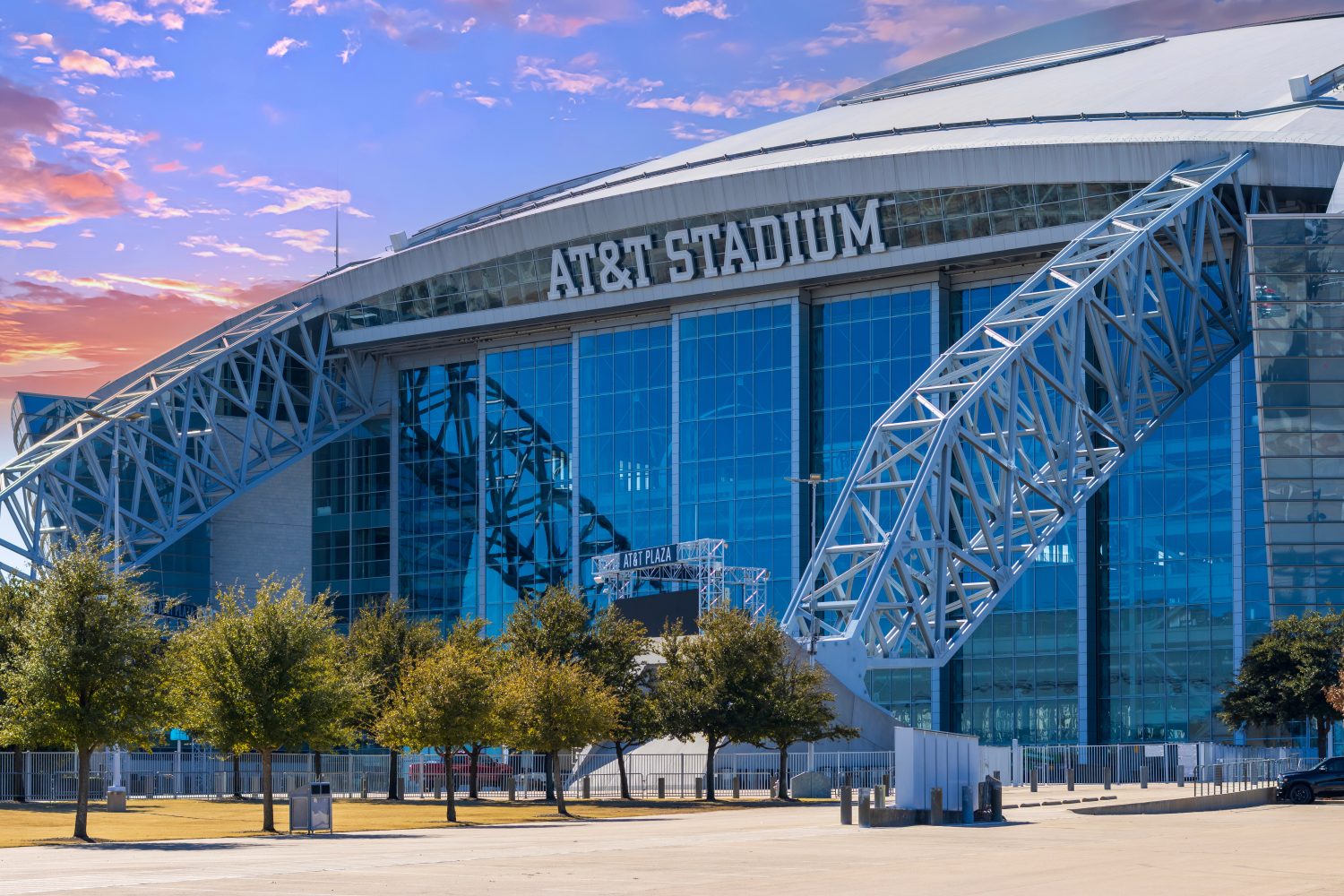 AT&T Stadium, home of the Dallas Cowboys in Arlington, Texas