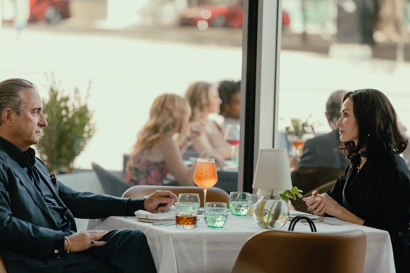 Andy Garcia stars as Gallino and Demi Moore as Cami Miller in "Landman." In episode 4 of the...