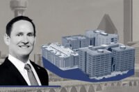 Dallas County Judge Clay Jenkins; Commerce Street Bridge, Dallas; Lew Sterrett Justice Center at 111 Commerce Street, Dallas