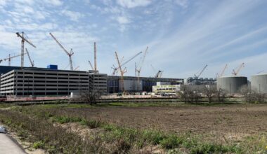 According to a recent Samsung economic report, the Austin semiconductor factory, which is under construction, brought $26.8 billion in revenue to Central Texas. (Dylan Scott/Spectrum News 1)
