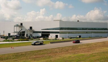Tesla's Gigafactory is seen, Thursday, June 13, 2024, in Austin, Texas. (AP Photo/Eric Gay)