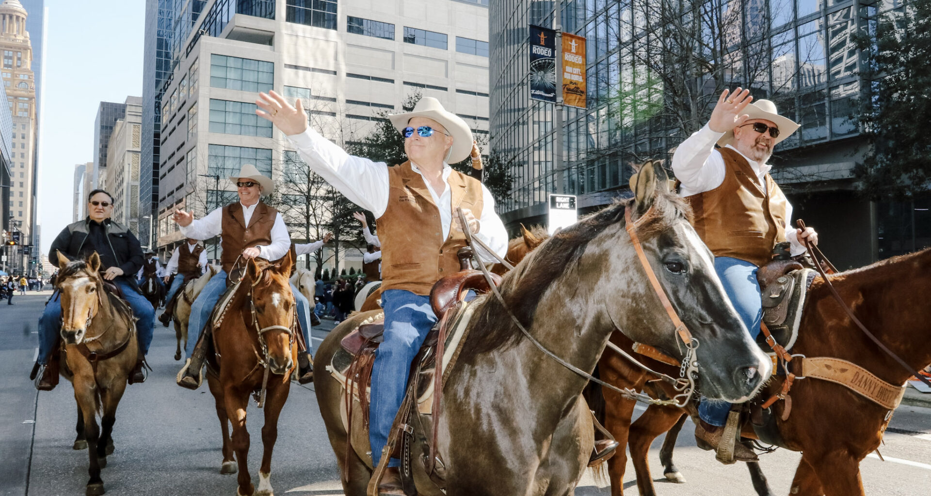 The 2026 Rodeo Parade Rolls Through Downtown Houston