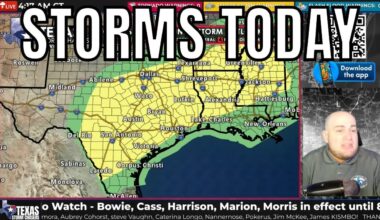 Tornadoes Hit Northeast Texas Overnight