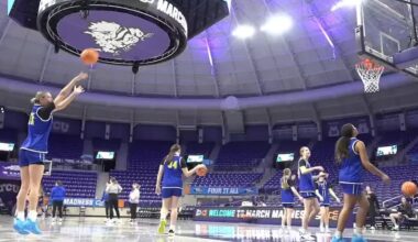 SDSU Women in Fort Worth, TX prepare for Friday NCAA Tournament game