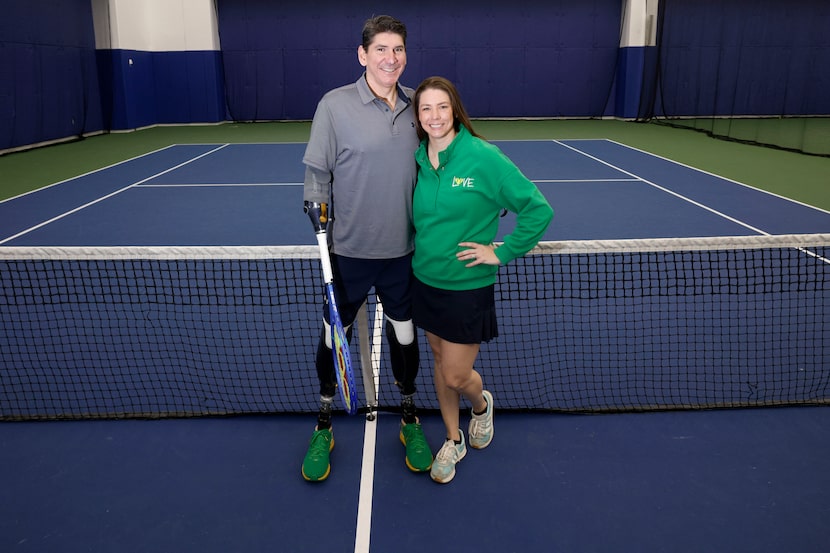 Ron Rosas, a University Park resident and a quadriplegic, poses for a photo with his wife...