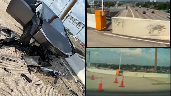 Houston driver sues Tesla after Cybertruck on Autopilot crashes into overpass