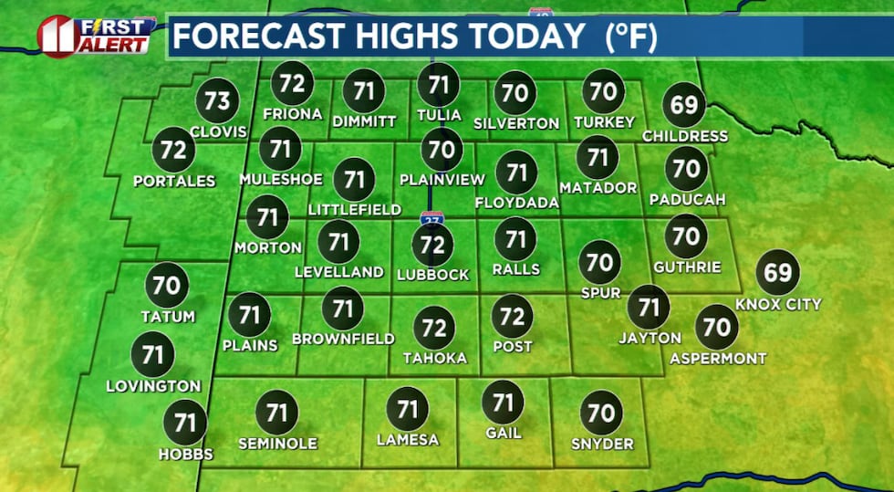 Warmer but again windy Thursday afternoon.