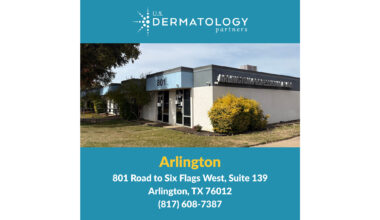U.S. Dermatology Partners Opens New Office in Arlington, Texas